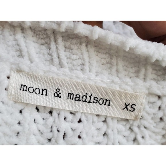 Moon & Madison Women Multicolor Long Sleeve Round Neck Pullover Knit Sweater XS - Picture 7 of 11